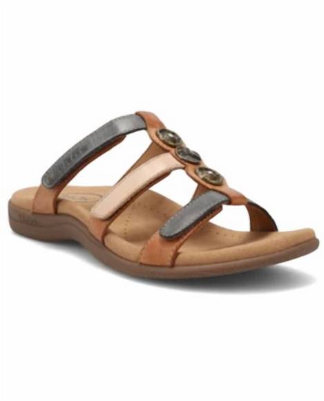 Taos Prize 4 Leather Sandals - Adjustable & Comfort Slide For Women